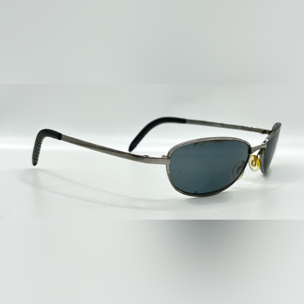 Vintage Adidas A349 Gunmetal Oval Sunglasses Frames Only
